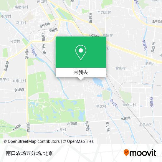 南口农场五分场地图