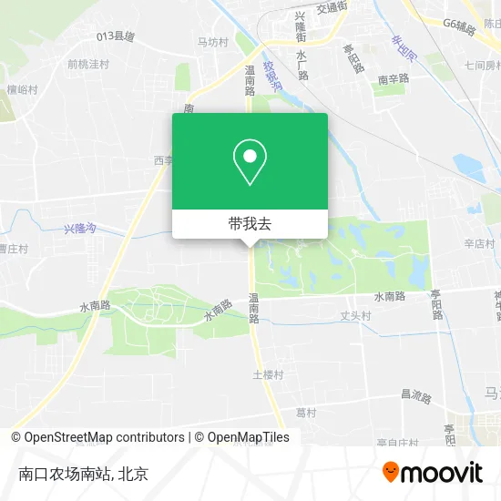 南口农场南站地图