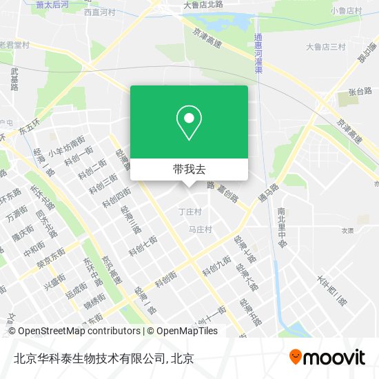 北京华科泰生物技术有限公司地图