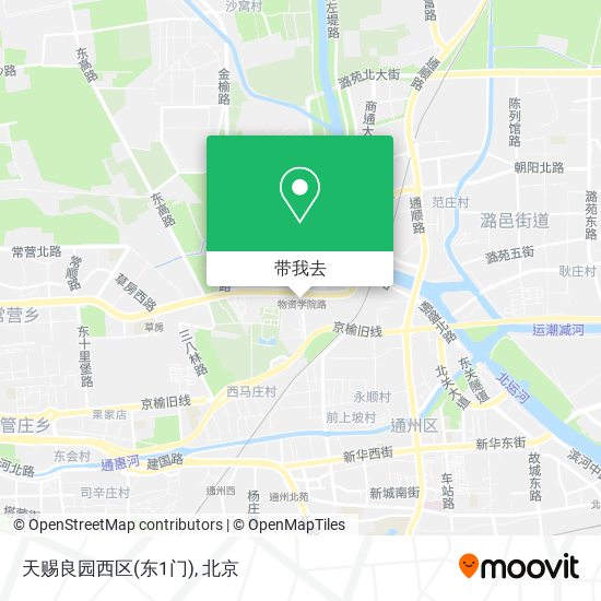 天赐良园西区(东1门)地图