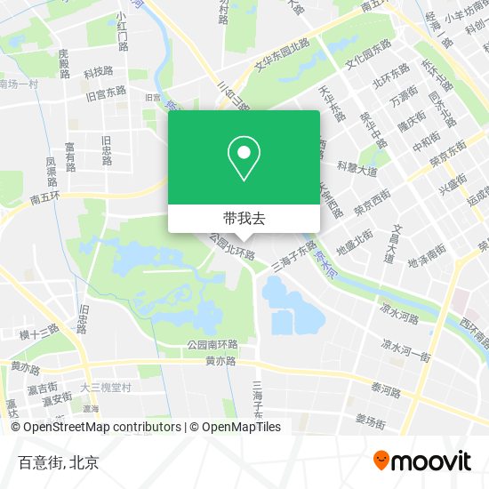 百意街地图