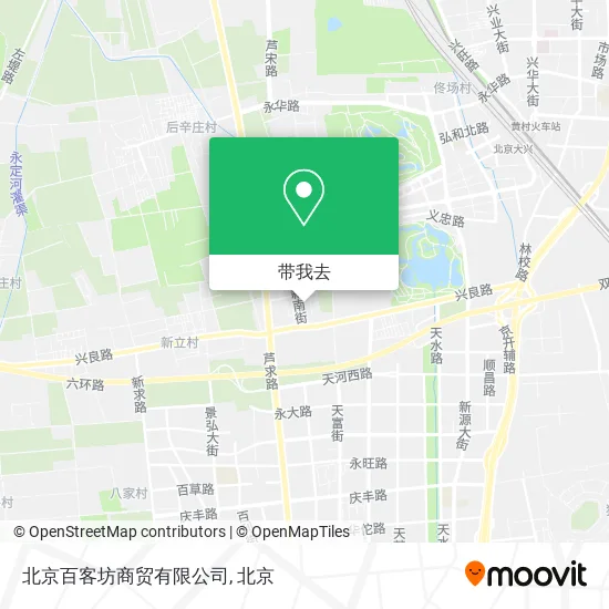北京百客坊商贸有限公司地图