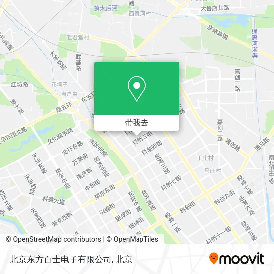 北京东方百士电子有限公司地图