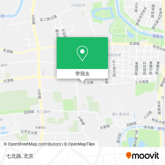 七北路地图