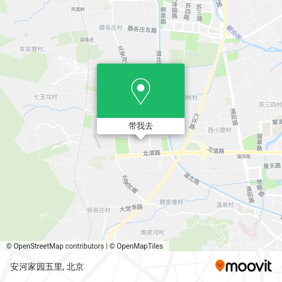 安河家园五里地图