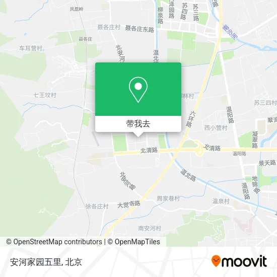 安河家园五里地图