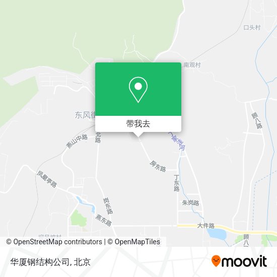 华厦钢结构公司地图