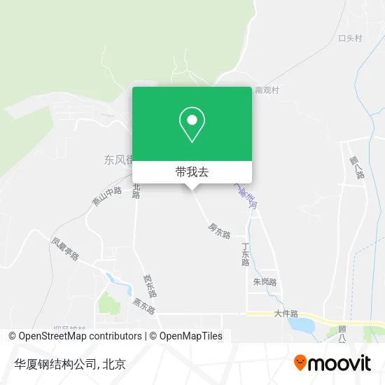 华厦钢结构公司地图