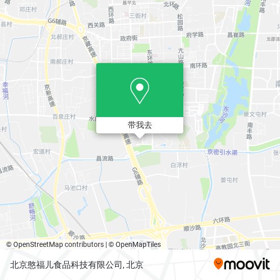 北京憨福儿食品科技有限公司地图
