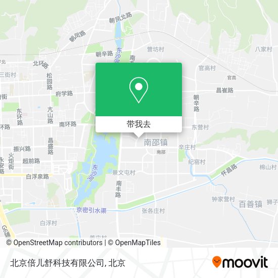 北京倍儿舒科技有限公司地图