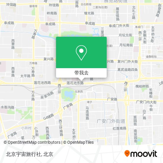 北京宇宙旅行社地图