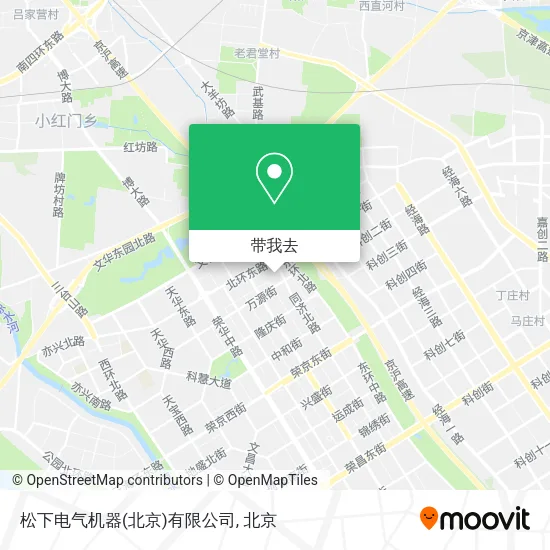 松下电气机器(北京)有限公司地图