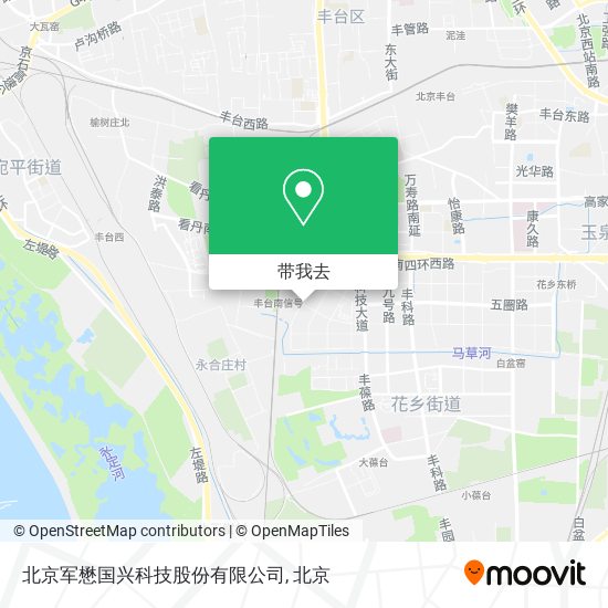 北京军懋国兴科技股份有限公司地图