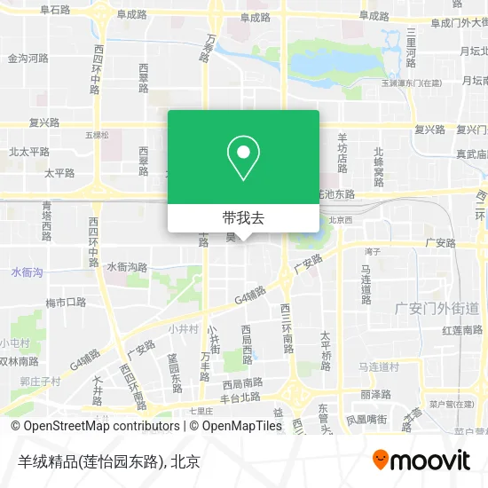 羊绒精品(莲怡园东路)地图
