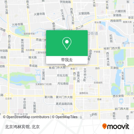 北京鸿林宾馆地图