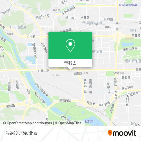 首钢设计院地图