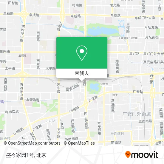盛今家园1号地图