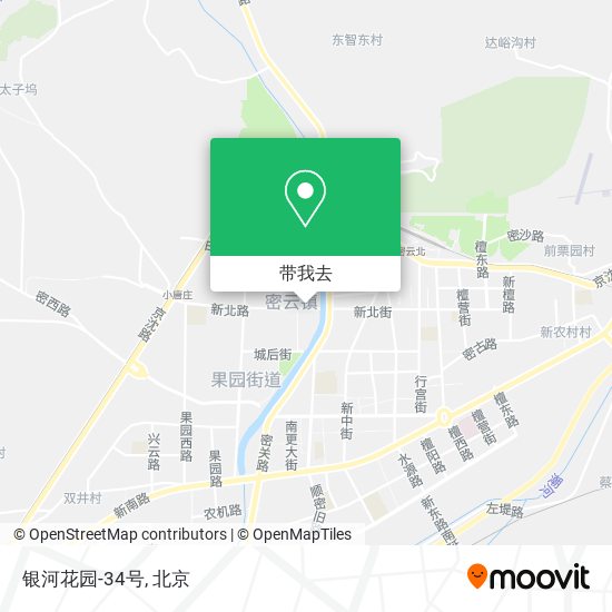 银河花园-34号地图