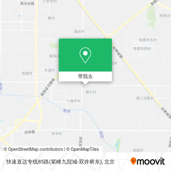 快速直达专线85路(紫峰九院城-双井桥东)地图