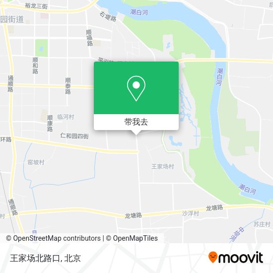 王家场北路口地图