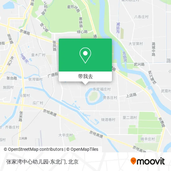 张家湾中心幼儿园-东北门地图