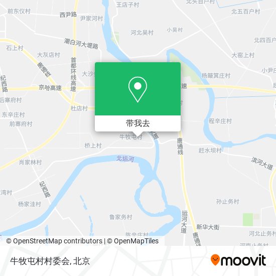 牛牧屯村村委会地图