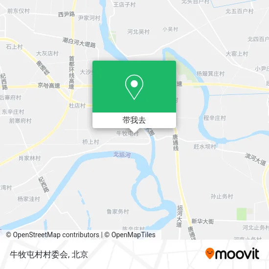 牛牧屯村村委会地图
