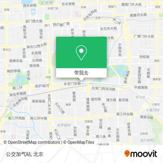 公交加气站地图