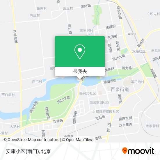 安康小区(南门)地图