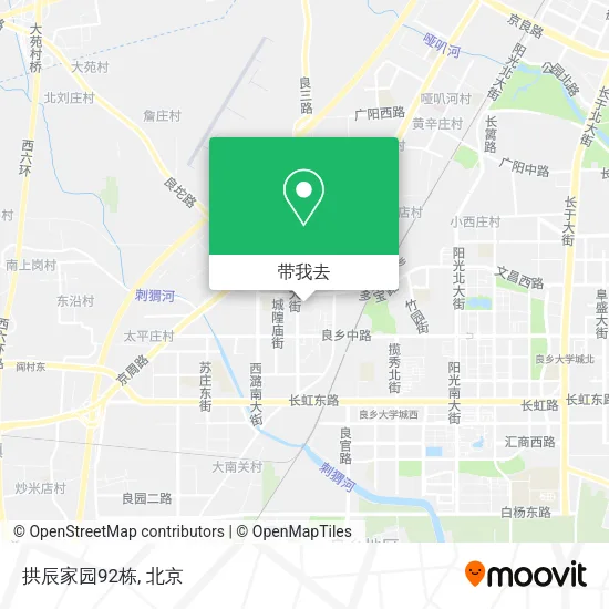 拱辰家园92栋地图