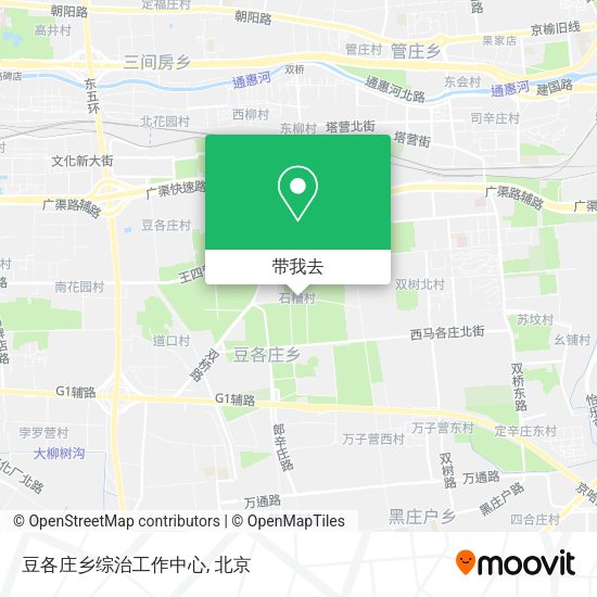 豆各庄乡综治工作中心地图
