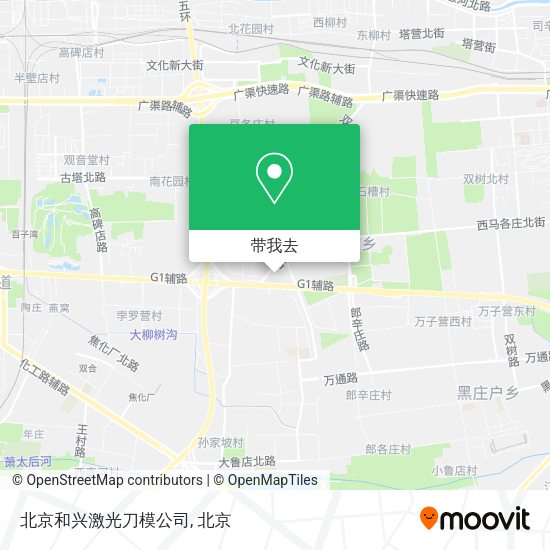 北京和兴激光刀模公司地图