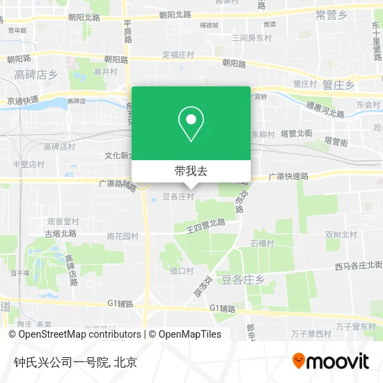 钟氏兴公司一号院地图