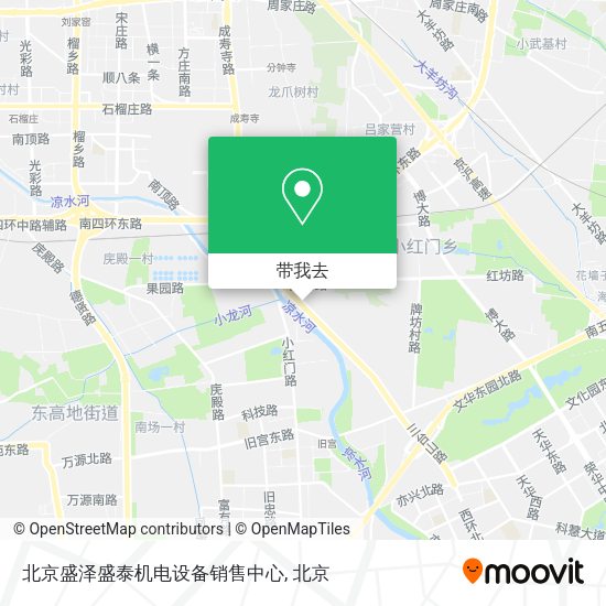 北京盛泽盛泰机电设备销售中心地图