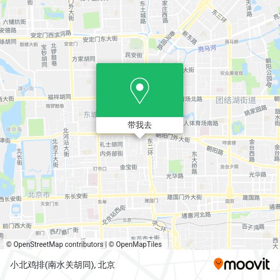 小北鸡排(南水关胡同)地图