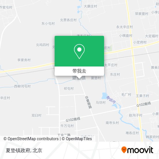 夏垫镇政府地图