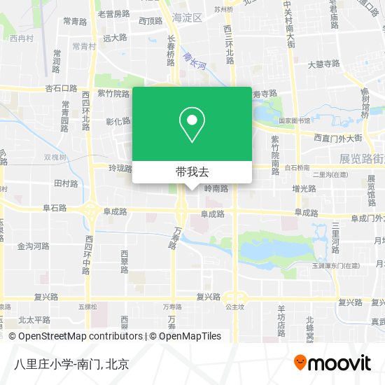八里庄小学-南门地图