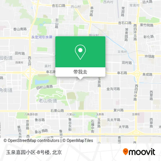 玉泉嘉园小区-8号楼地图