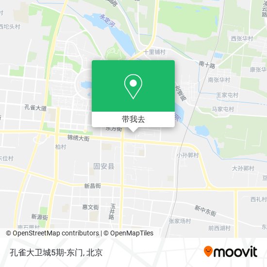 孔雀大卫城5期-东门地图