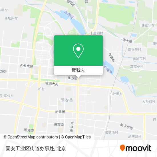固安工业区街道办事处地图