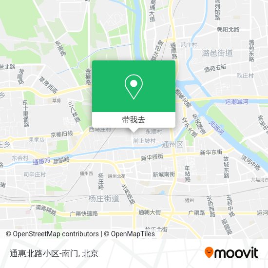 通惠北路小区-南门地图
