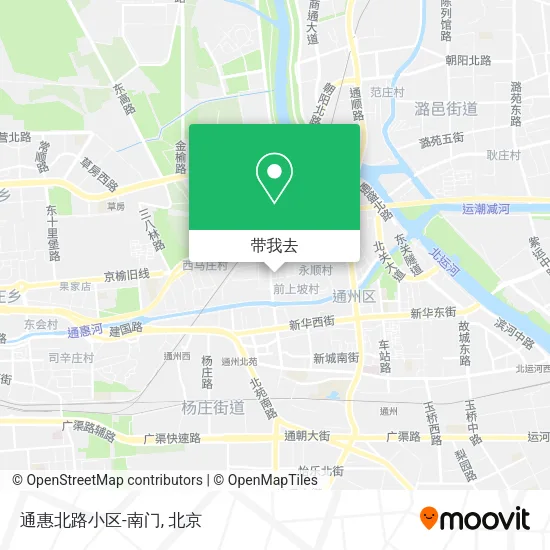 通惠北路小区-南门地图