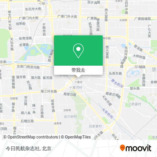 今日民航杂志社地图