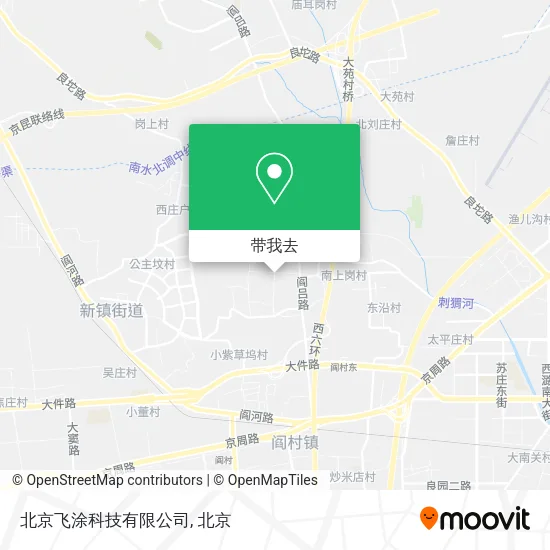 北京飞涂科技有限公司地图