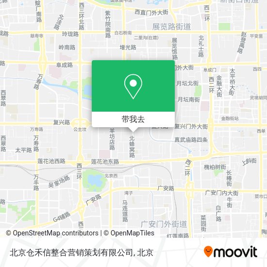 北京仓禾信整合营销策划有限公司地图