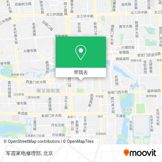 军霞家电修理部地图