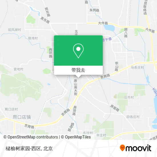 槠榆树家园-西区地图