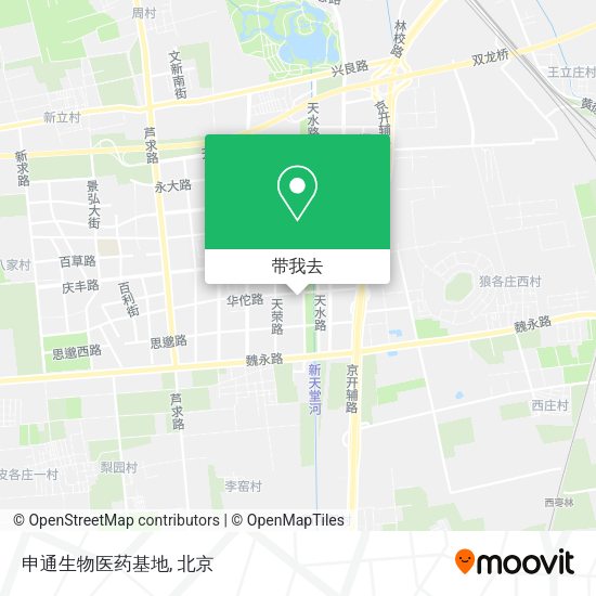 申通生物医药基地地图