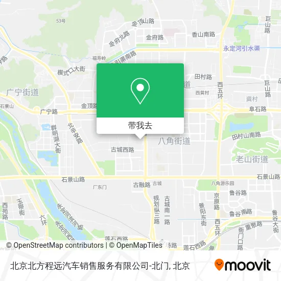 北京北方程远汽车销售服务有限公司-北门地图