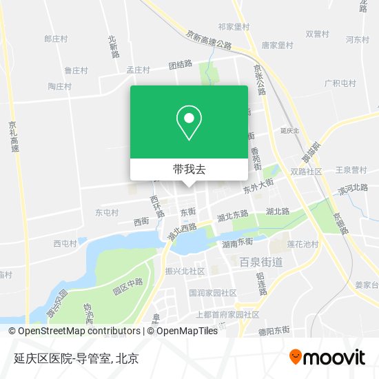 延庆区医院-导管室地图